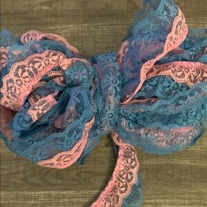 12.5 Yards of Double Lace 2 Inch Mauve -Country Blue